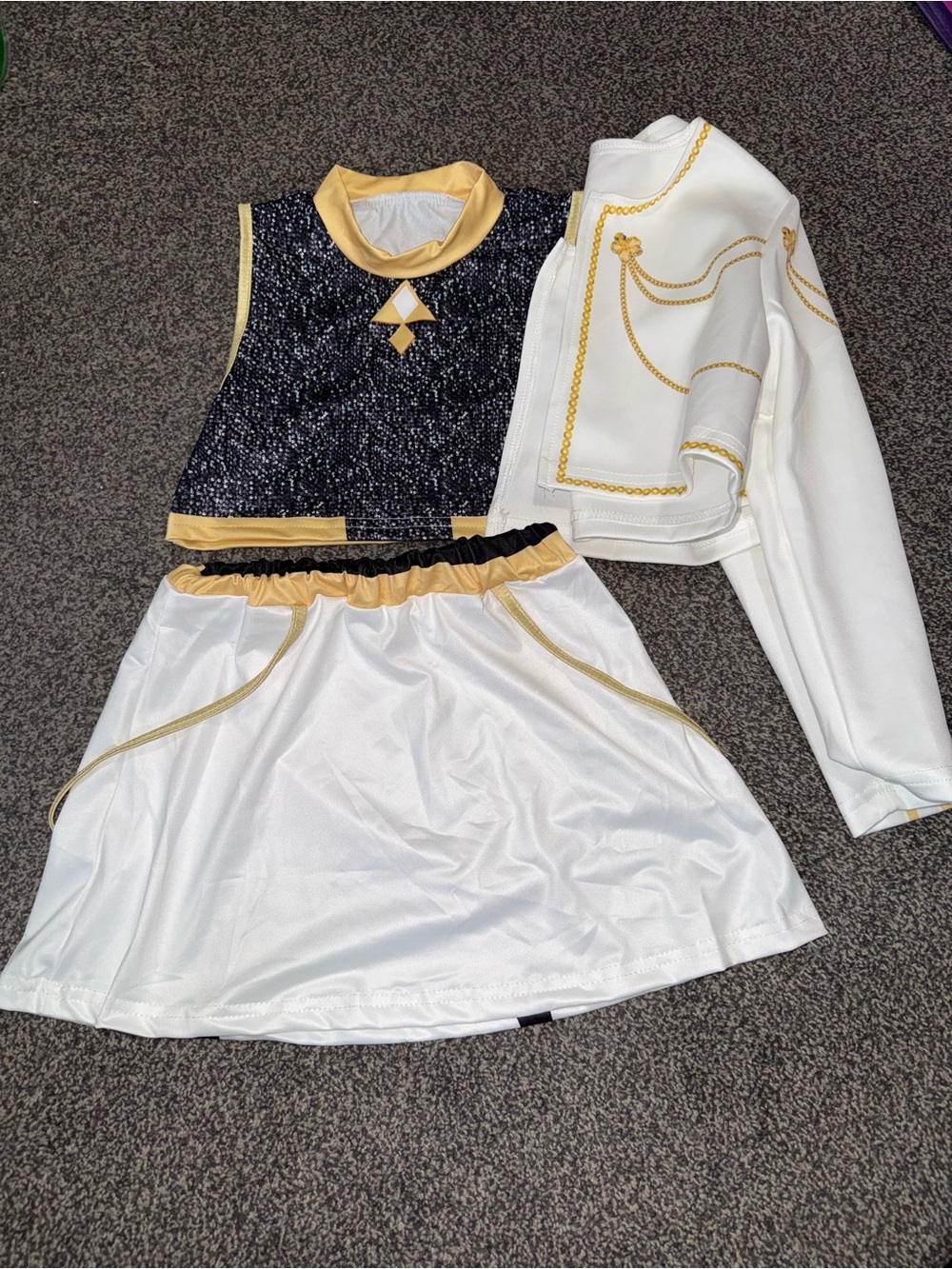 Kpop Demon Hunters Rumi Kids Costume Cosplay Set Girls Size 110 Anime Dress Up